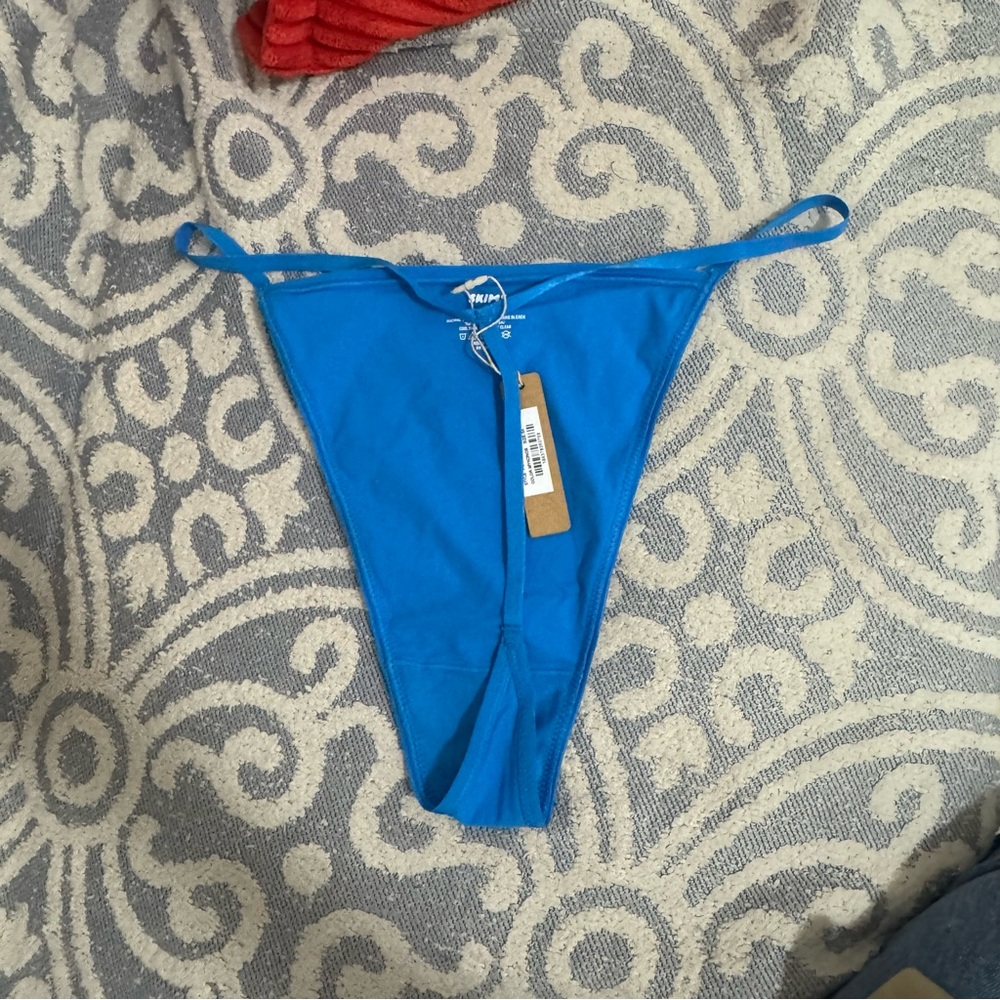 Skims Size 3x mykonos Blue High Rise Thong PN-THG-2070 NWT - Picture 5 of 6